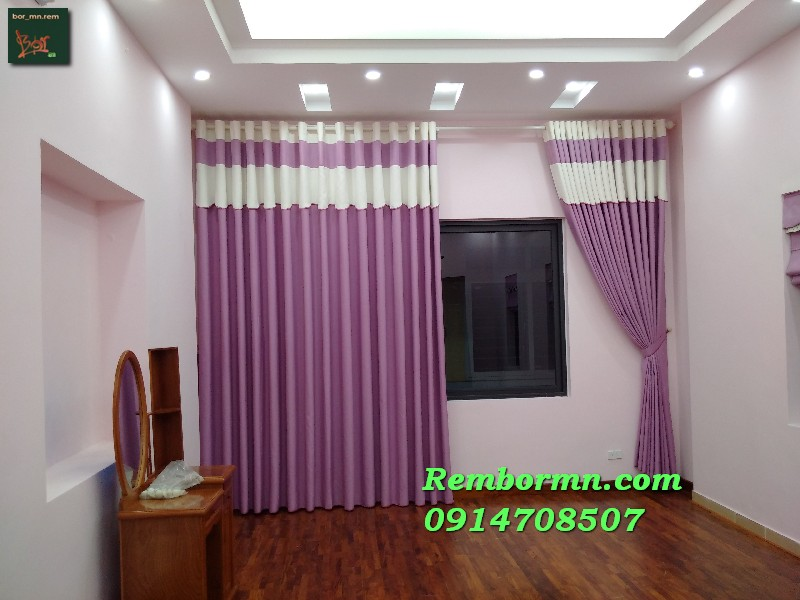 Rèm Ô Rê được phối màu hiện đại Rem-ore